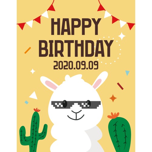 D1755 멕시칸 FIESTA 현수막 / 플랜카드 제작 어린이집 생일현수막 파티용품