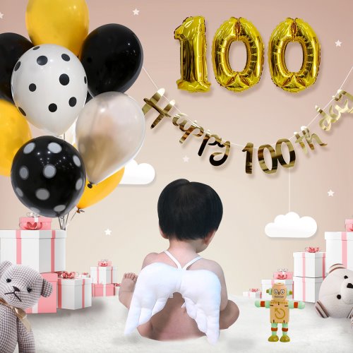 백일상세트 100A_골드 / 홈파티 100일이벤트 100일기념